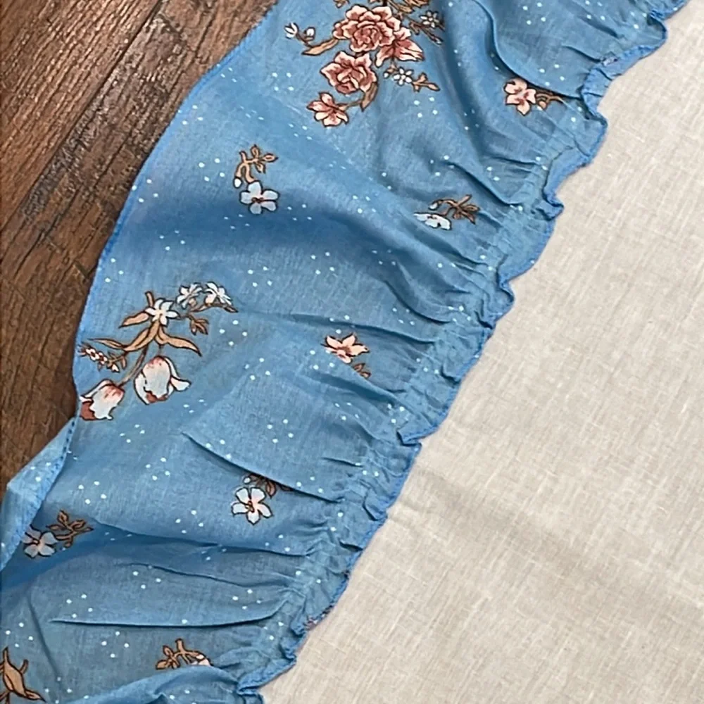 Vintage 80s curtain panel